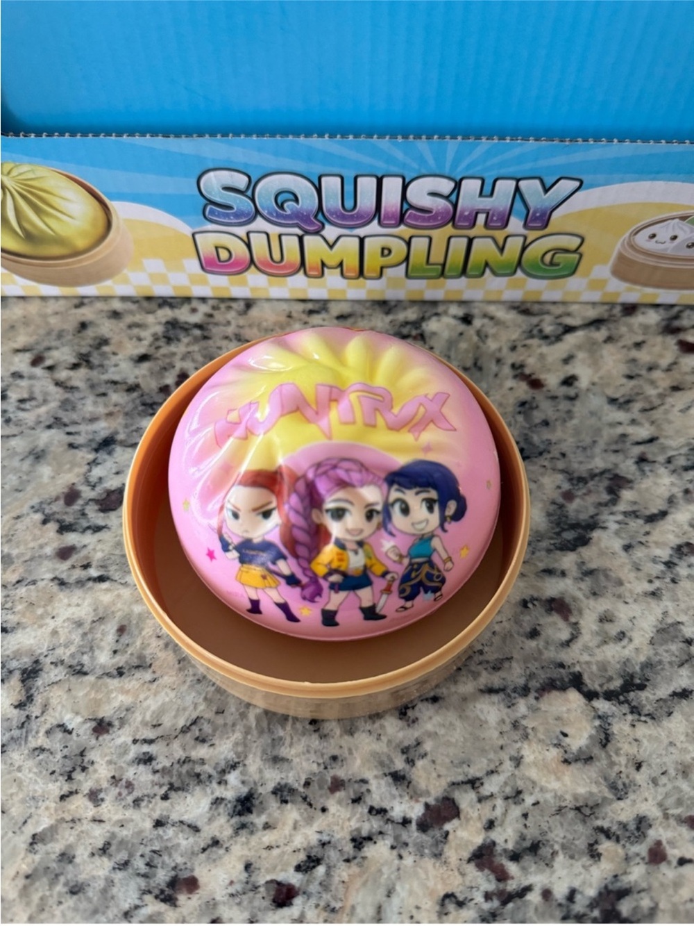 KPOP Demon Hunters HUNTR/X Slow Rising Dumpling Squishy Toy - Picture 3 of 6